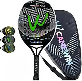 Raquete Beach Tennis Camewin 100% Fibra Carbono 12k+ Original