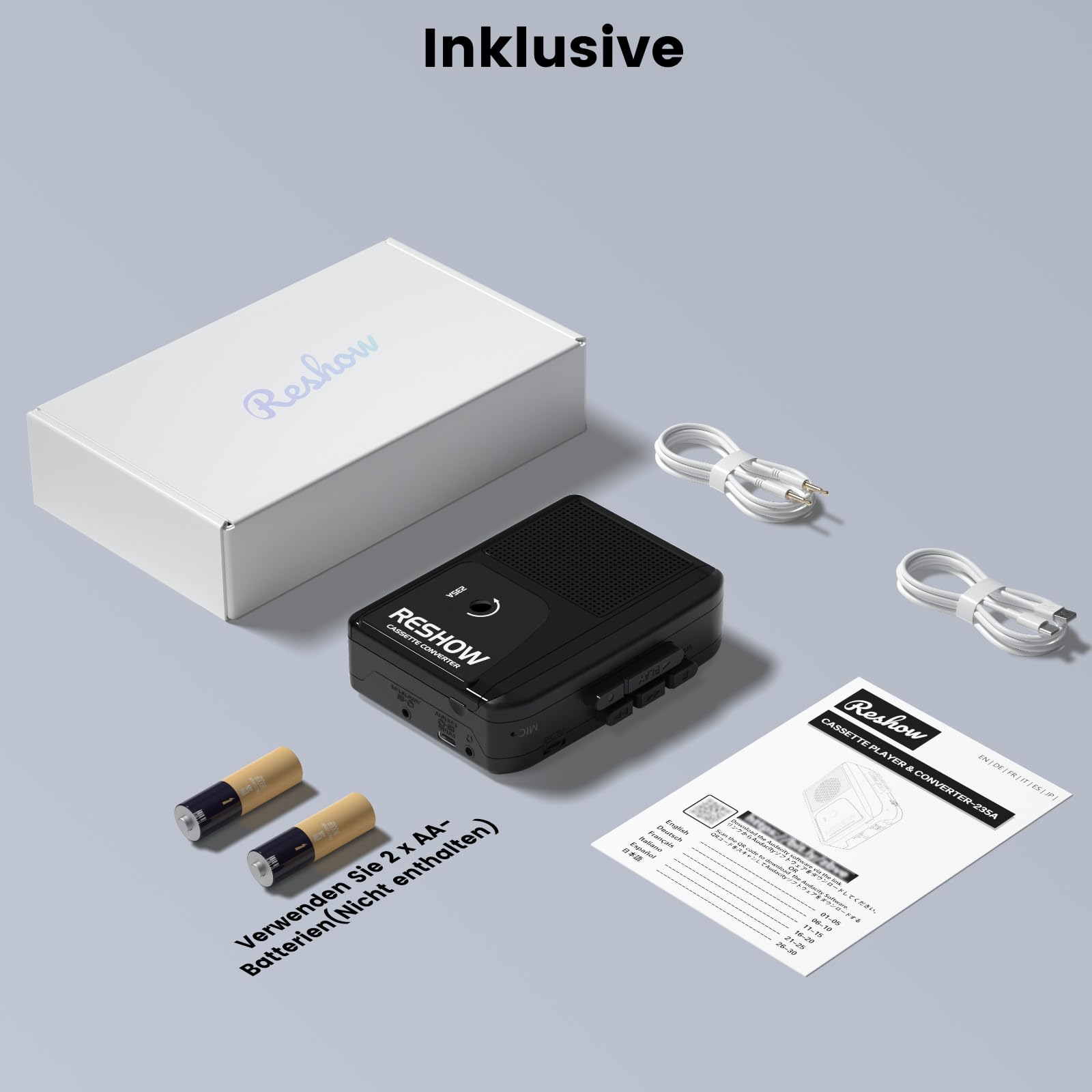 Lecteur De Cassettes Portatif Avec écouteurs - Enregistreur De Cassette - Walkman AM/FM - Microphone Et Haut-parleur Intégrés - Prise Pour écouteurs Et écouteurs | Best Buy Canada