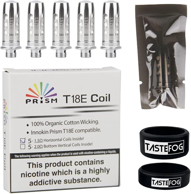 INNOKIN Prism T18E Coil 1.5 Ohm 1.5ฮฉ for Innokin Endura T18E T22E Kit T18II T18II Mini Kit, 5pcs