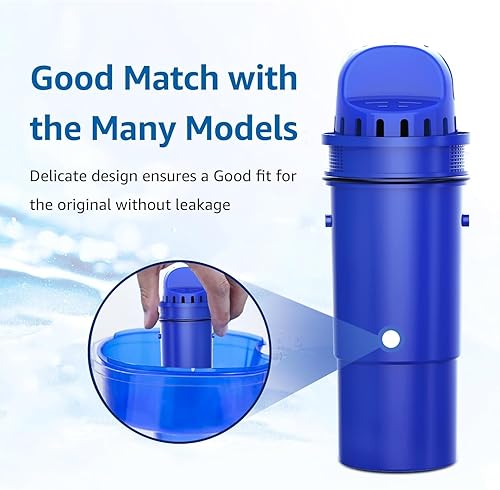 Miniatura 2 de Filterlogic Filtro de agua certificado NSF, repuesto para jarras y dispensadores Pur PPT700W, CR-1100C y PPF951K (paquete de 4) (el paquete puede