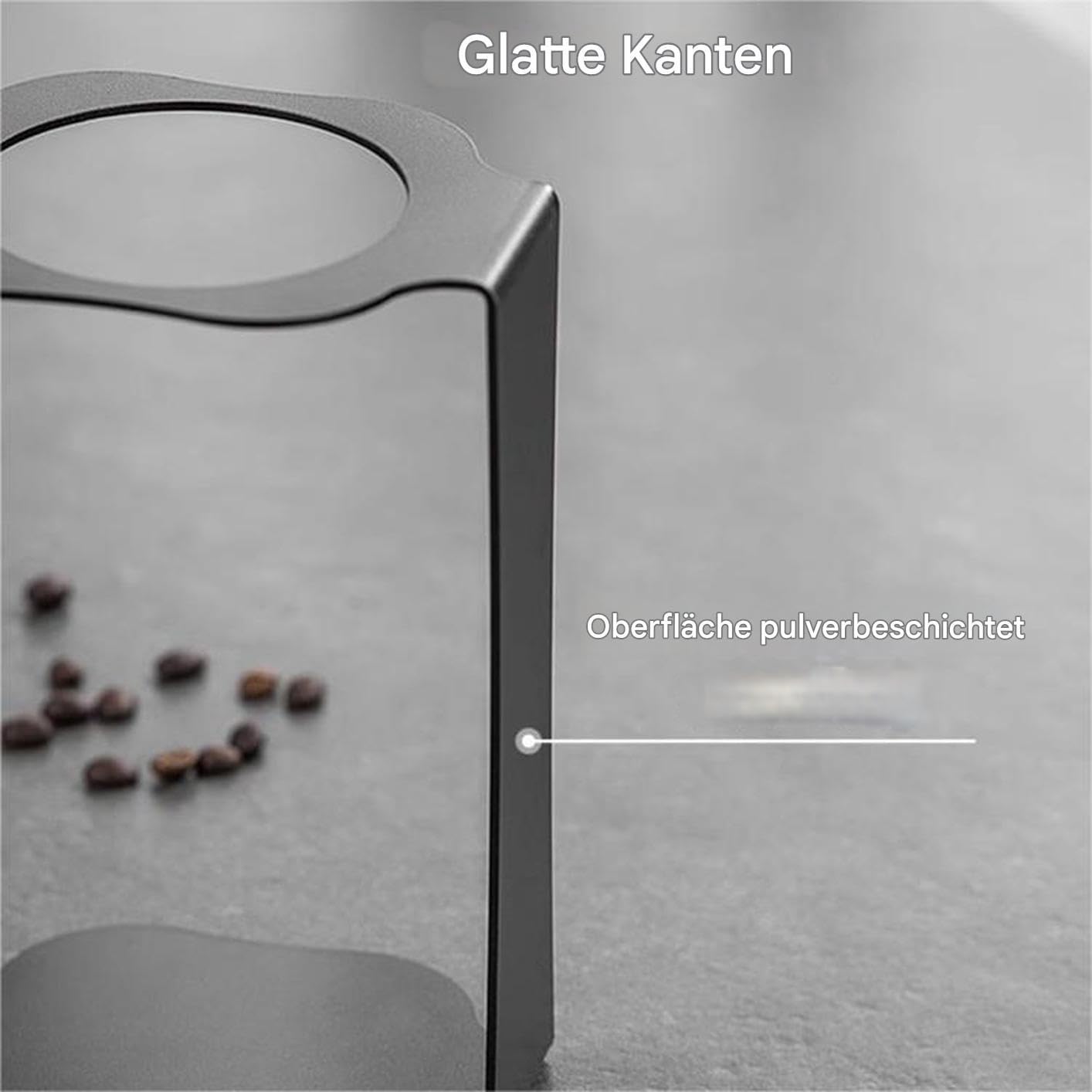 Kaffee Pour-over Station, Tragbarer Kaffeemaschinen Ständer, Kompakte Multifunktions-Filterstation mit Untersatz