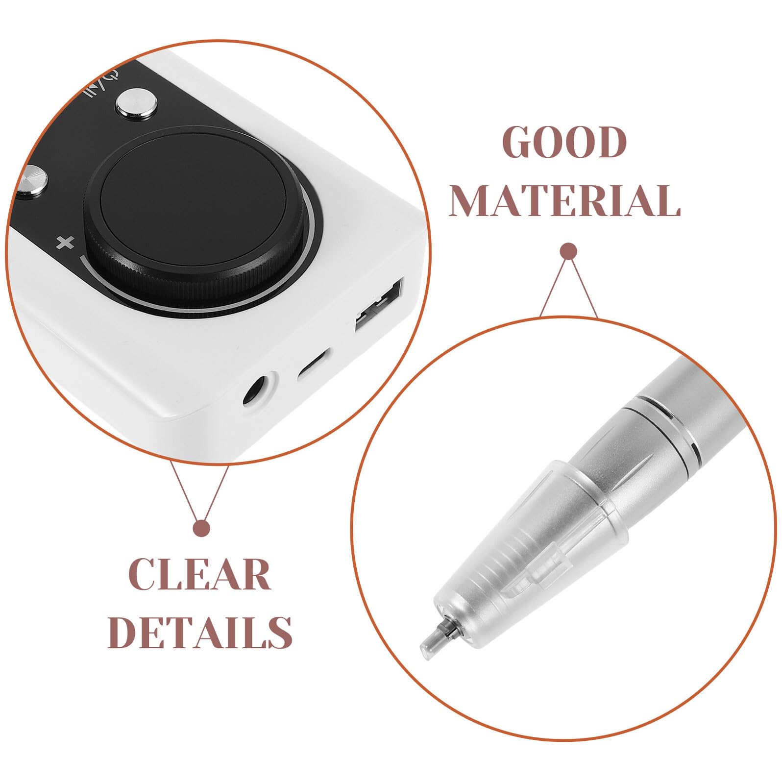Taladro de Uñas Recargable Portátil Lima Eléctrica para Uñas Acrílicas y Gel Equipo Profesional para Salón de Manicura y Pedicura Herramienta Versátil para Cuidado