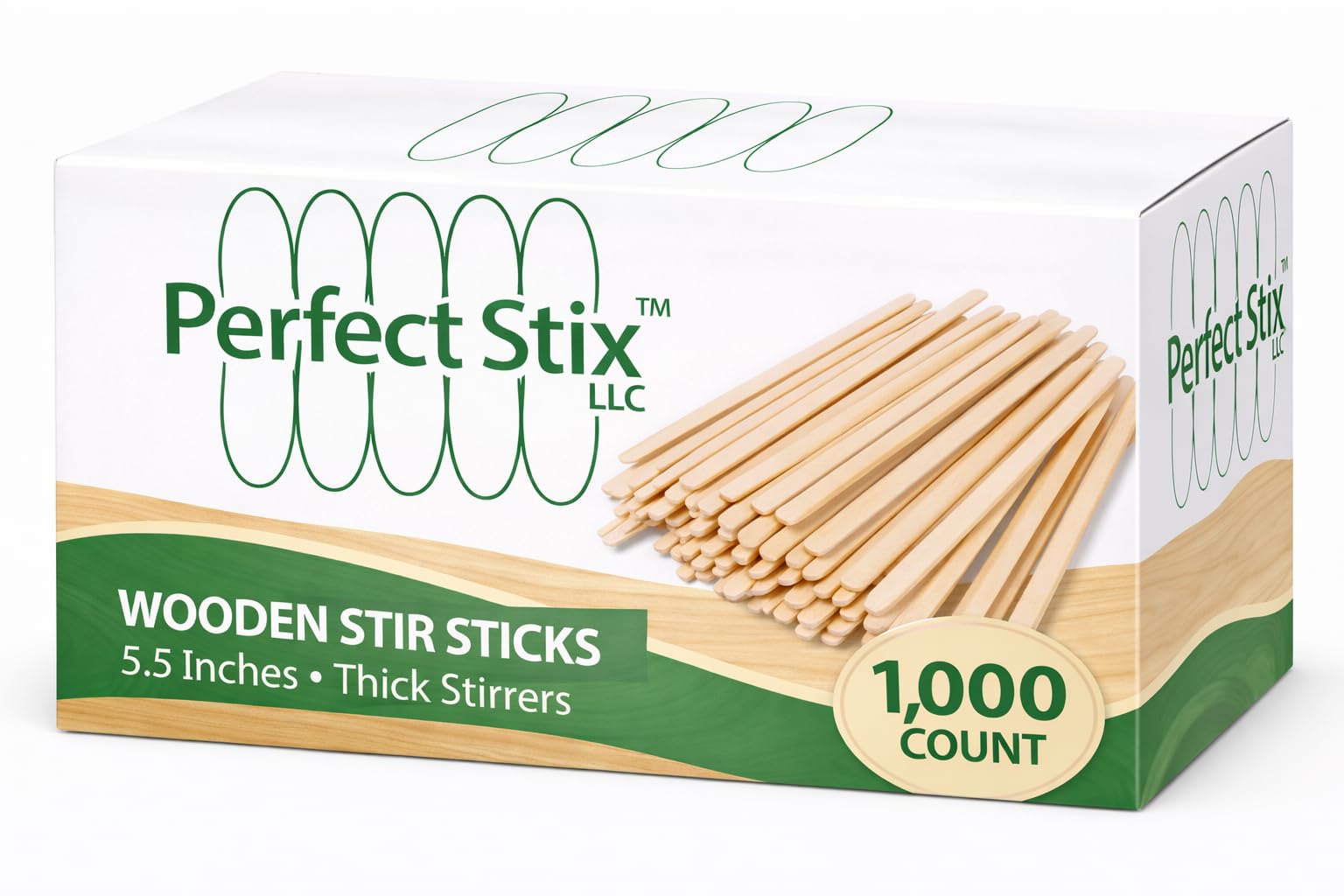 Wooden Coffee Stirrers - 500 Count -10