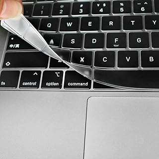 Se7enline Clear Keyboard Cover TPU (US Layout) for MacBook Air 13 inch and MacBook Pro with Retina Display 13" 15" 17" Models: A1369, A1466, A1502, A1425, A1398,2009-2016