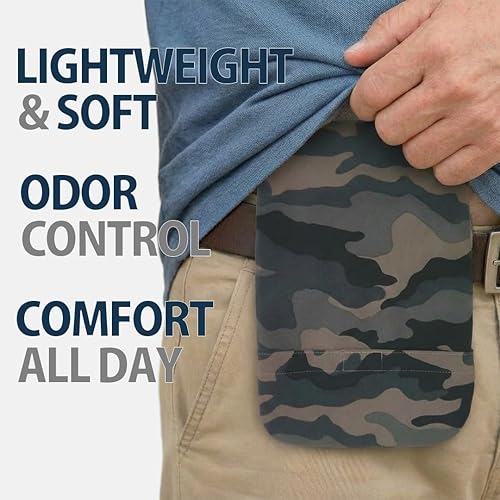 Miniatura 4 de Funda de bolsa de ostomía desodorizante elástica D con tapón de cordón (F, estilo denim)