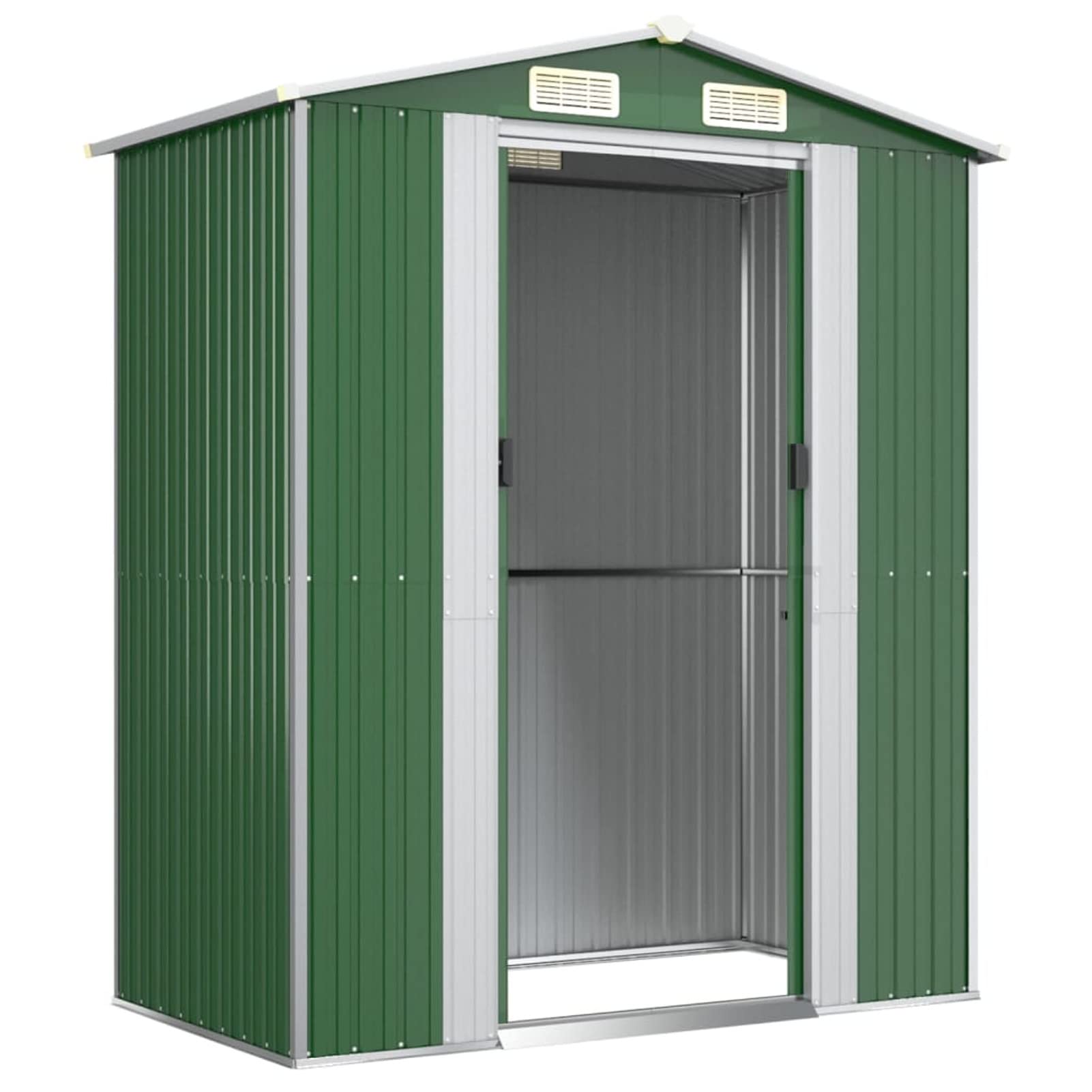 Gecheer Casetta per attrezzi da giardino, capanno da giardino, capannone per attrezzi da giardino, in acciaio zincato, 192 x 108 x 223 cm (lunghezza x larghezza x altezza)