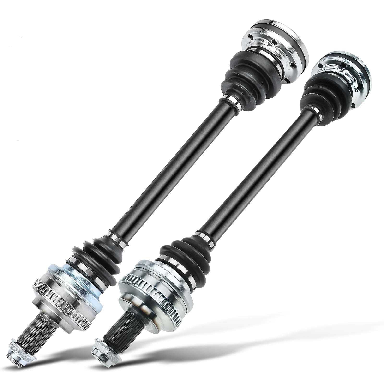 Frankberg 2x Eje motriz Eje de transmisión Caja de cambios manual Eje trasero Izquierda Derecha con ABS-Ring Compatible con Serie 3 Cabriolet E46 M3 Z4 Cupé E86 M Replace# 33202229727