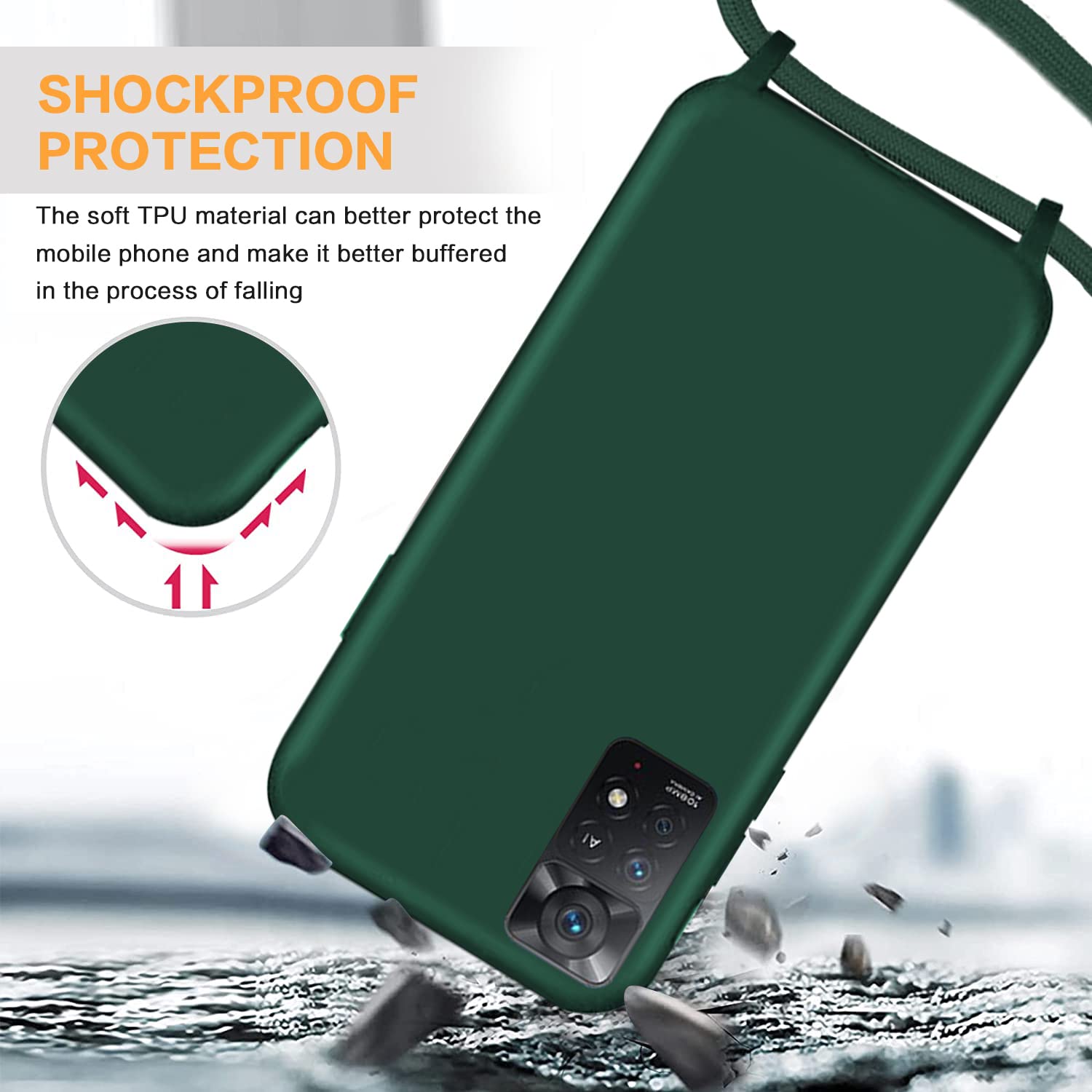 Cover Trasparente Per Xiaomi Poco M4 Pro 5g Custodia Morbida Silicone