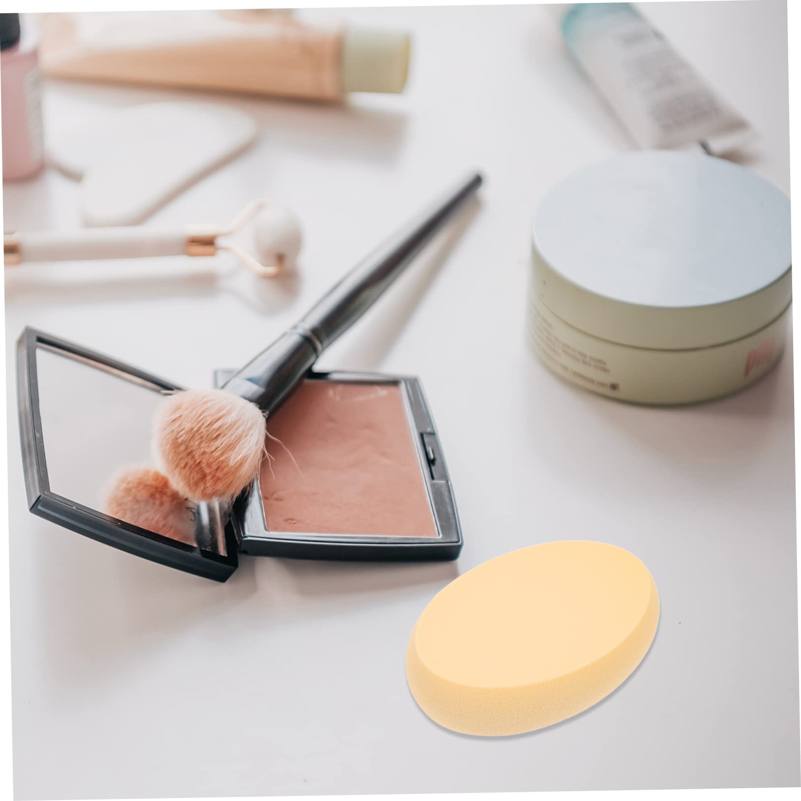 FRCOLOR 4 Set Di Spugne Per Il Trucco Ovali Puff Beauty Set Di Spugne Per Il Trucco Per Fondotinta E 6 Pezzi * 4