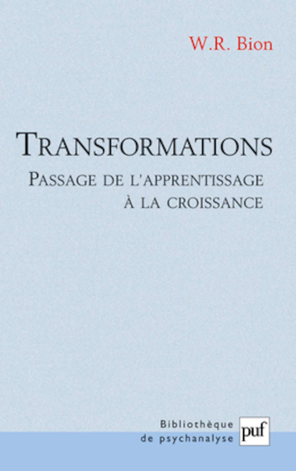 Transformations: Passage de l'apprentissage à la croissance