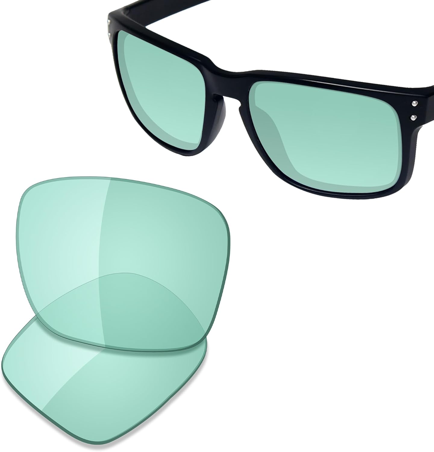 SAUCER Premium Replacement Lenses for Oakley Holbrook OO9102 | UV400 Protection, Anti-Scratch, Precise Fit & Enhanced Clarity