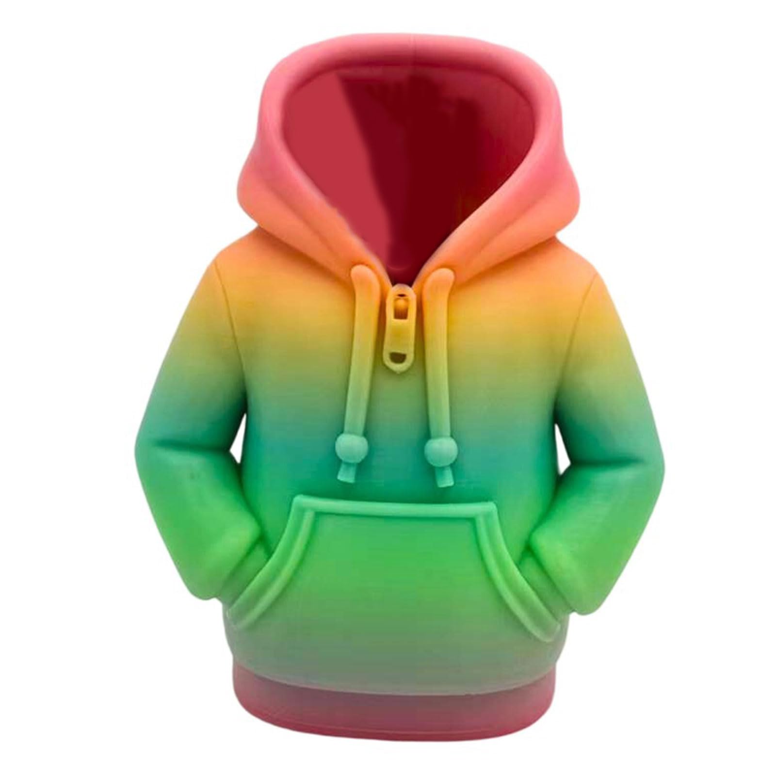 Lerpwige Innovative Printed Hoodie Desk Organizers Pen Holders Multipurpose Storage For Pens Decoration Smooth Customizable Color Pen Holders