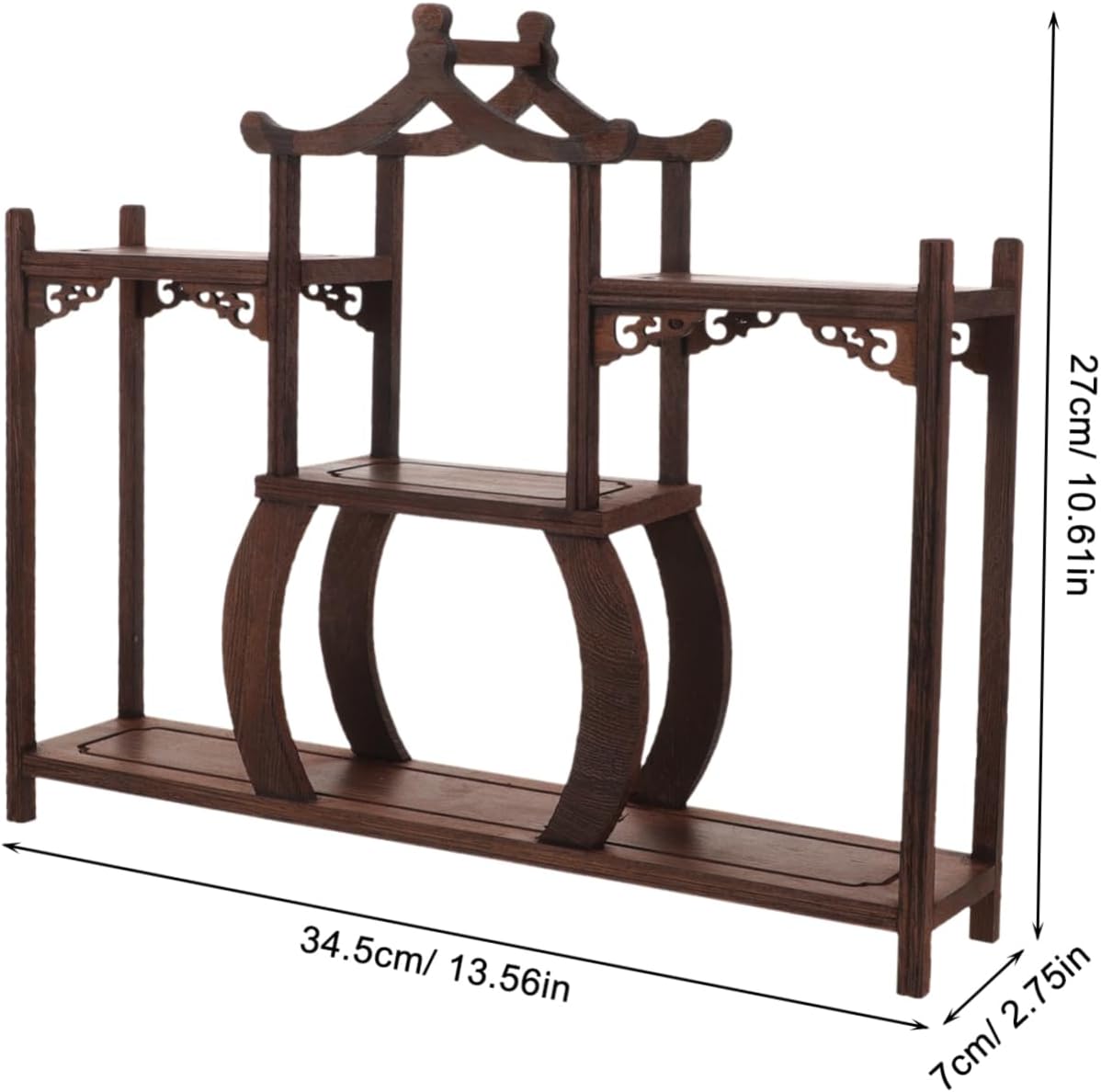 Elegant Wooden Antique Shelf Plant Stand Indoor Plant Shelves Display Stand Home Decor