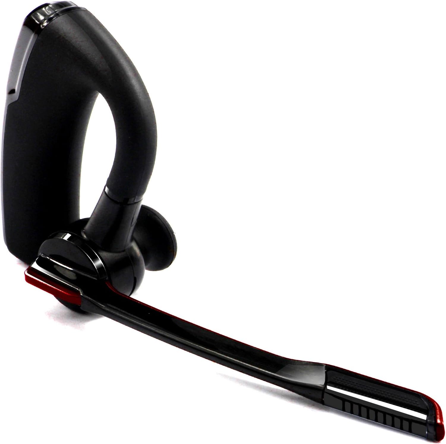 Bluetooth Headset, Wireless Blue Tooth Earpiece Headphones with Boom Microphone, HD Voice Headset for Drivers Office Talking, Noise Canceling and Hands Free with Mic for Smart Devices.