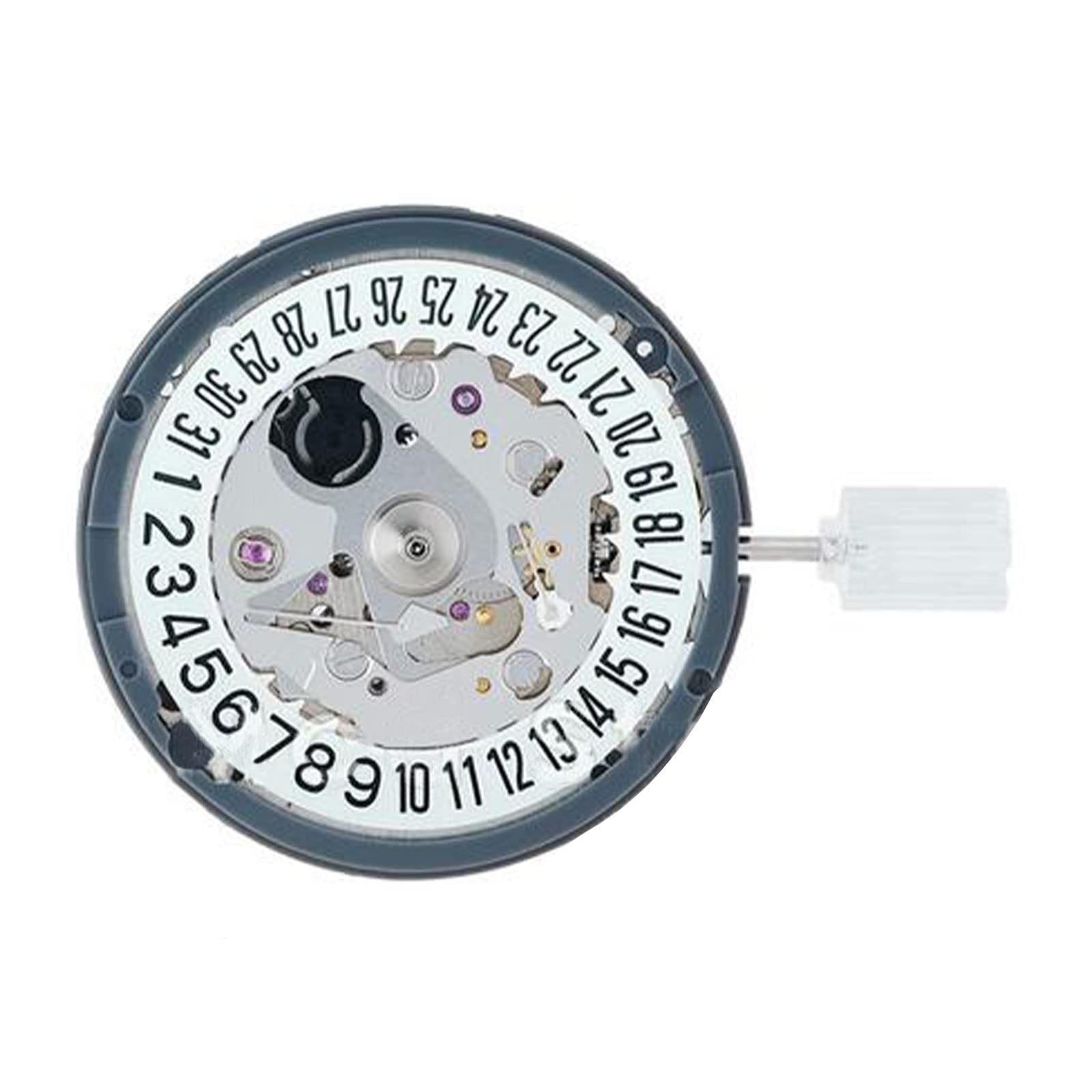 Automatyczny Mechanizm Zegarka Nh35A 27,4 Mm Z Pojedynczym Kalendarzem, Mechanizm Automatyczny I Trzpień