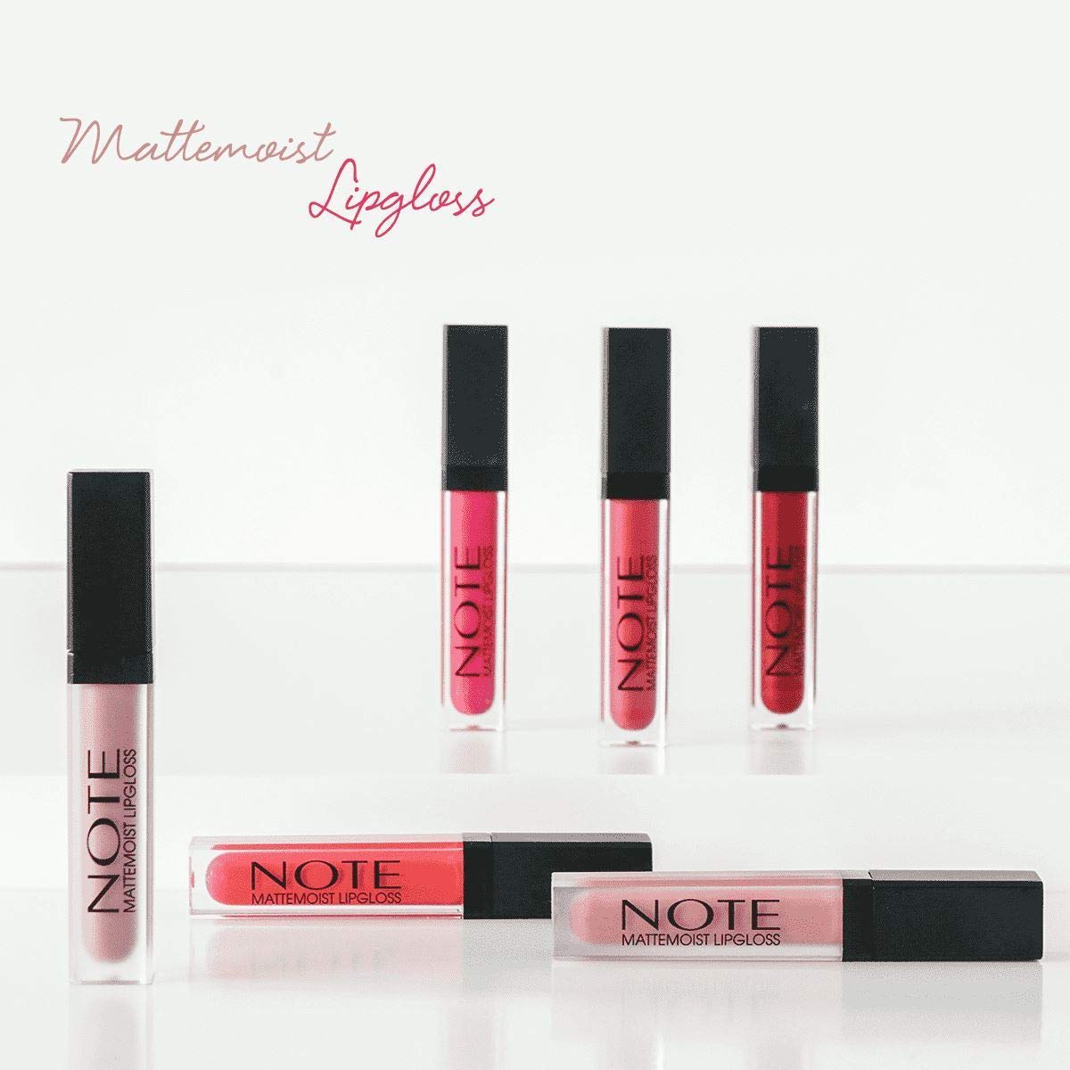 Note Cosmetics Mattemoist Lipgloss 411 Vanilla Milk Yarı Mat Saten Bitişli Likit Ruj - Nude