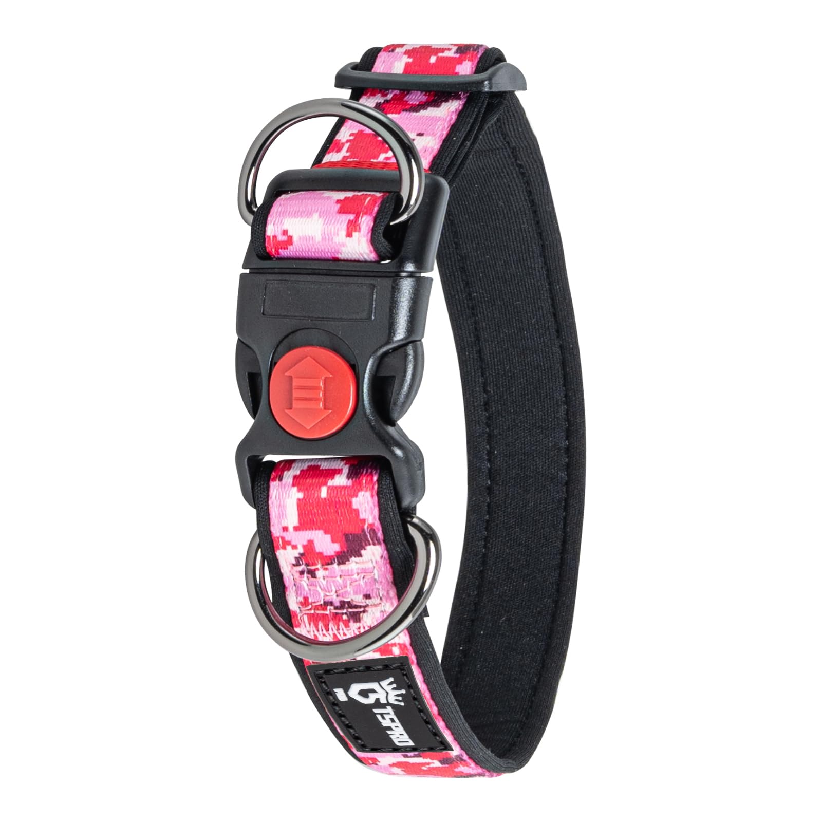 Amazon | TSPRO ワンタッチ式ロック設計の首輪、ダブルDブタノ設計で