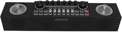 Máquina de karaoke, altavoz inalámbrico de ajuste digital para máquina de karaoke con micrófono para fiesta en casa