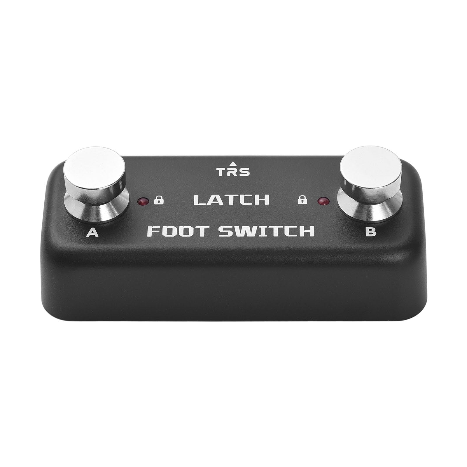 Interruttore a pedale Controller Effetto Pedale Doppio con Funzione di Blocco Indicatore LED Plug and Play per Effetto Altoparlante