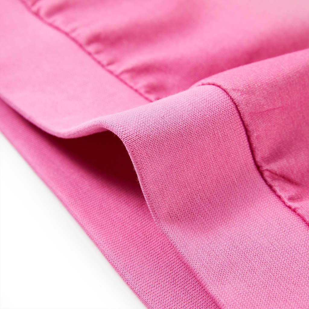 Sudadera para niños de color rosa claro de algodón con cuello redondo de manga larga, talla para niñas, niños, uso diario, ocio, escuela, cálido, cómodo, suave