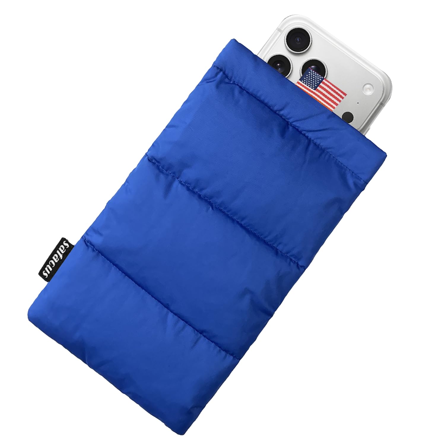 Thermal Phone Case Prevent OVERHEATING in The Sun, Cellphone Pouch for Camping Prevents Freezing, Extends Battery Life, Outdoor Warm Cover Bags for iPhone,Samsung Galaxy Blue