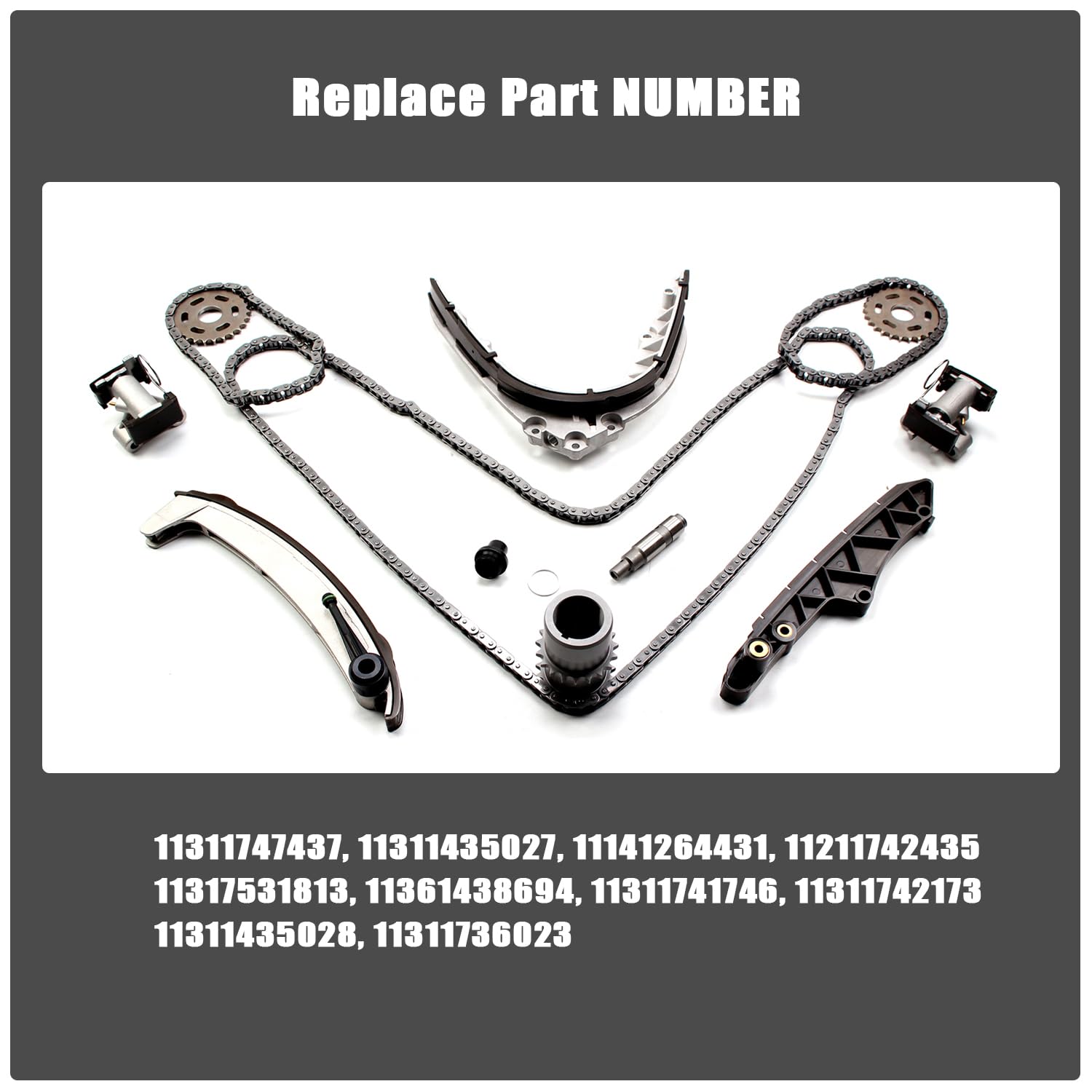 Left Valve Cover For BMW X5, 540i, 740i, Z8 V8 Models (4.4L-4.8L) - Aluminum Replacement