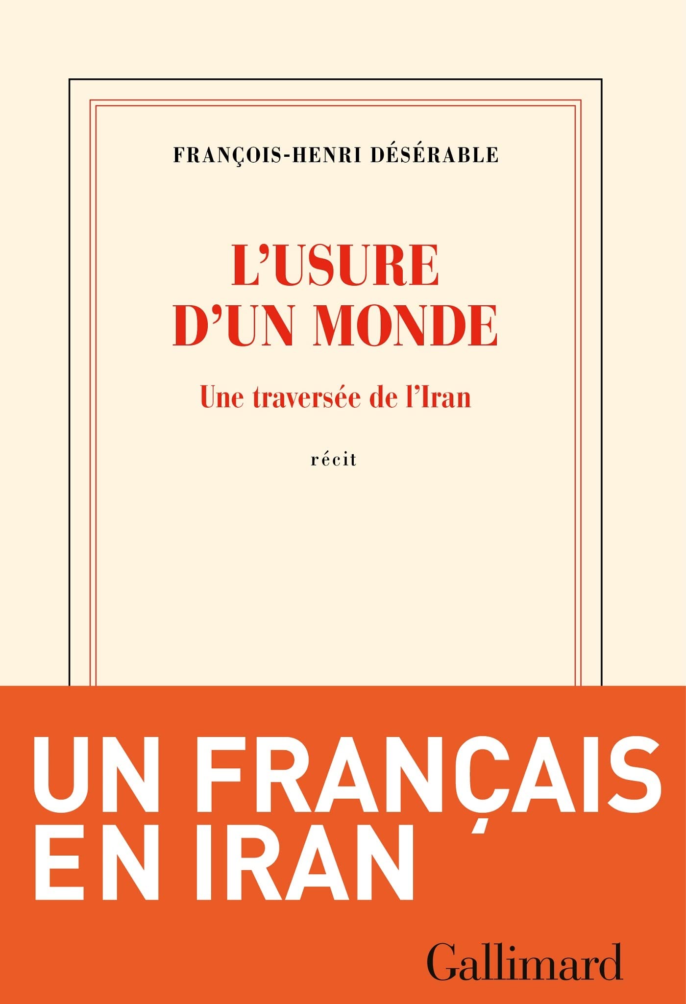 L'usure d'un monde (French Edition)