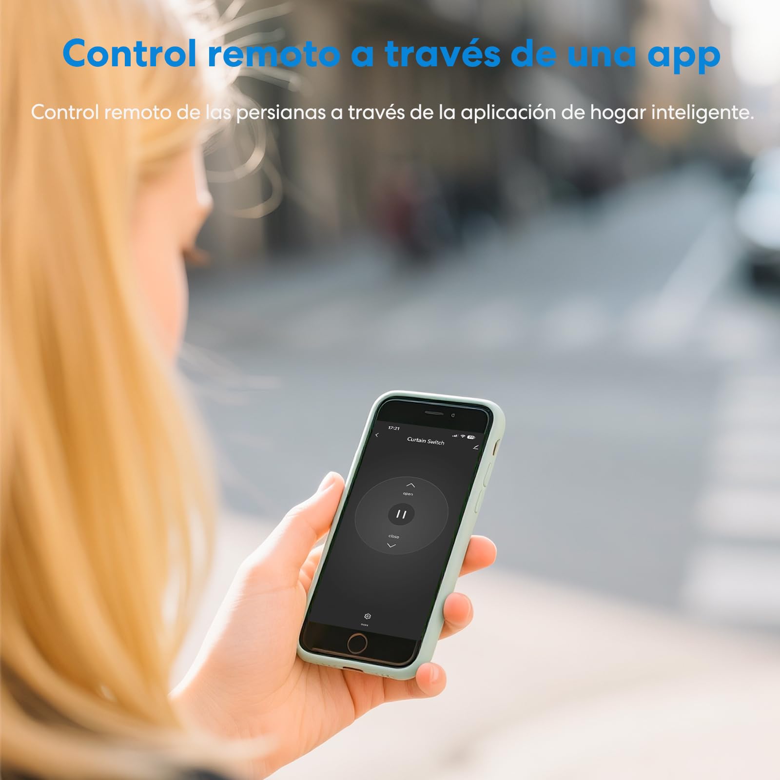LoraTap Interruptor Persianas WiFi, 4 Piezas Relé de Persiana Temporizador Inteligente para Cortina Eléctrica, Control Remoto por Teléfono, Compatible con Alexa y Google Home para Control de Voz, 300W