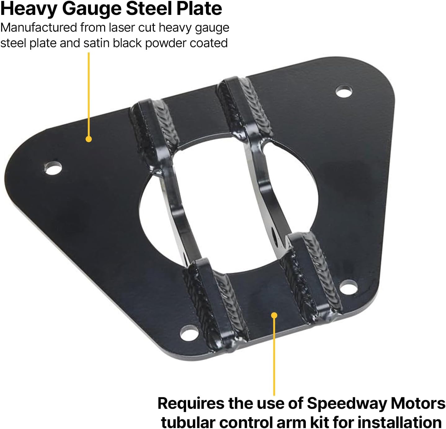 Speedway Motors LevelSet™ Coilover Conversion Kit Compatible with 1963-1987 Chevy C10, Includes AFCO Pro Touring Shocks and 900 lb Eibach Springs, Bolt-In Mounting Brackets