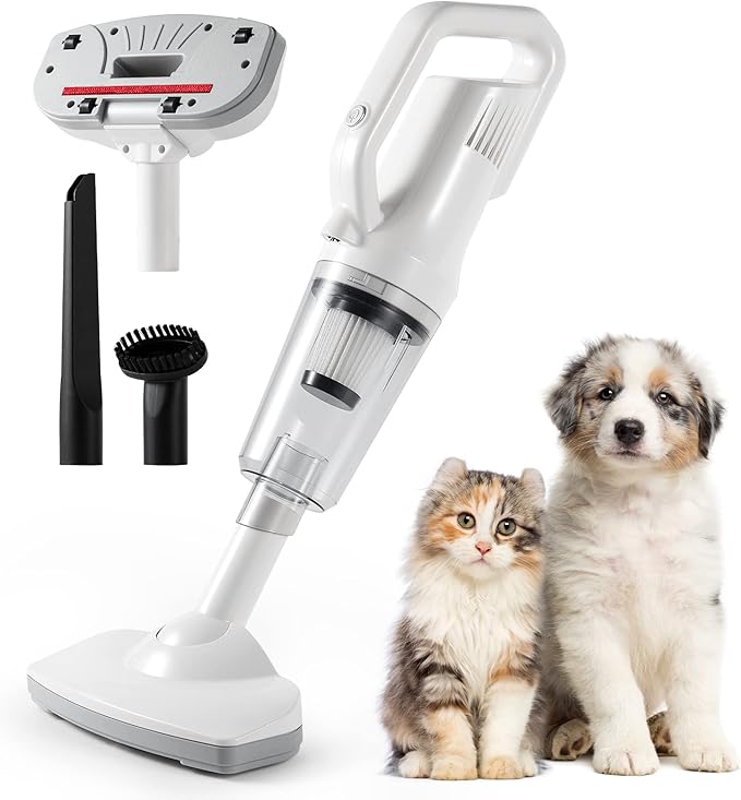 iPettie Cordless Pet Hair Vacuum 12000 PA Powerful Suction