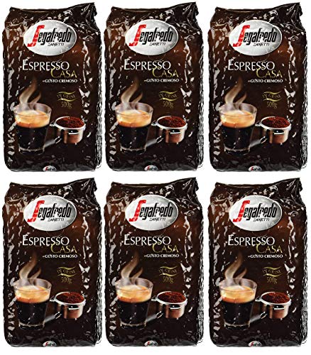 Café Segafredo Zanetti Espresso Casa en grano 500 g pack 6 miniatura 2