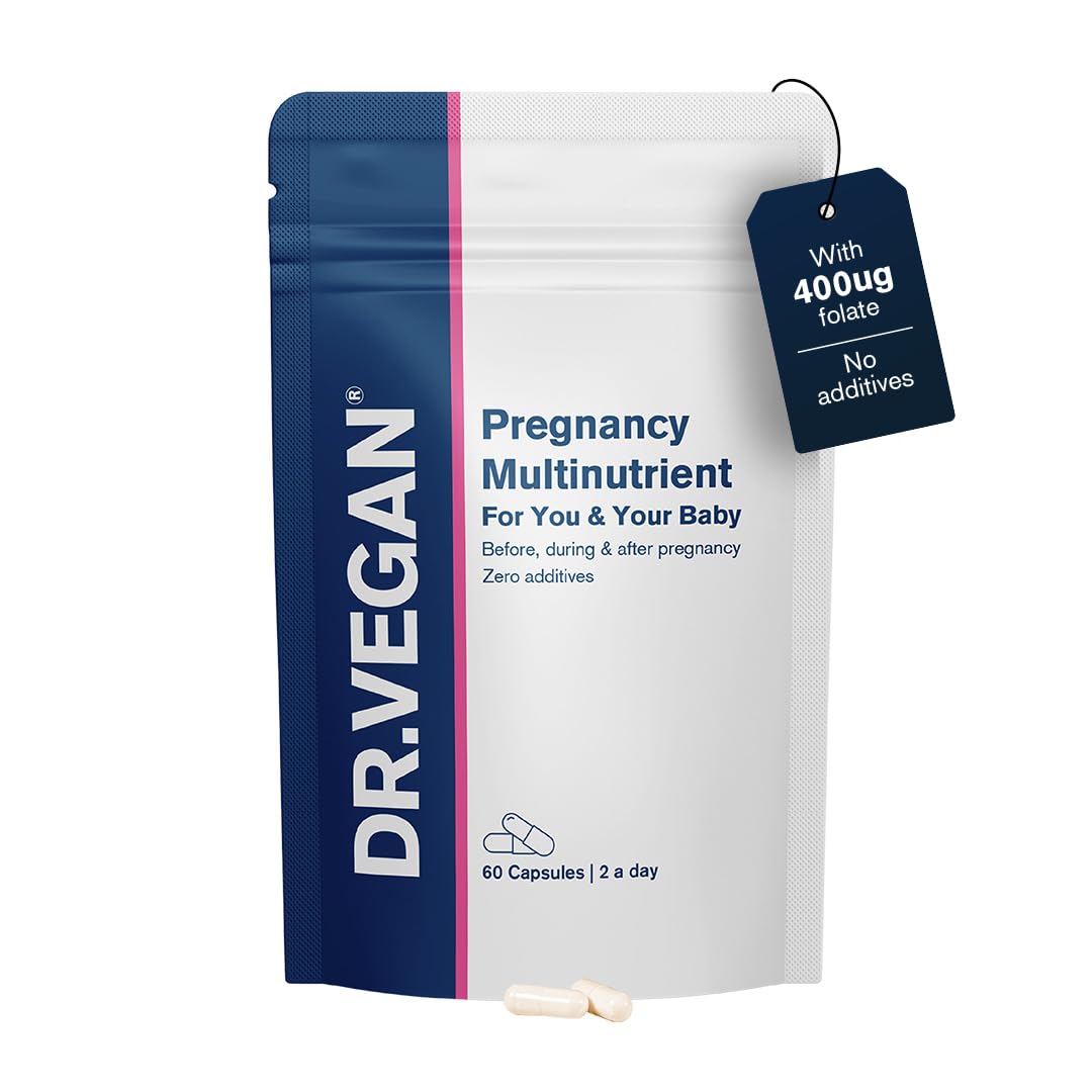 Pregnancy Multinutrient, Pregnancy Supplement for Women | Folate, B Vitamins, Zinc & Iron | 27 Active Ingredients | for Mother & Baby, Breastfeeding, Pre- & Post-Birth | 60 Capsules, 1 Month Supply