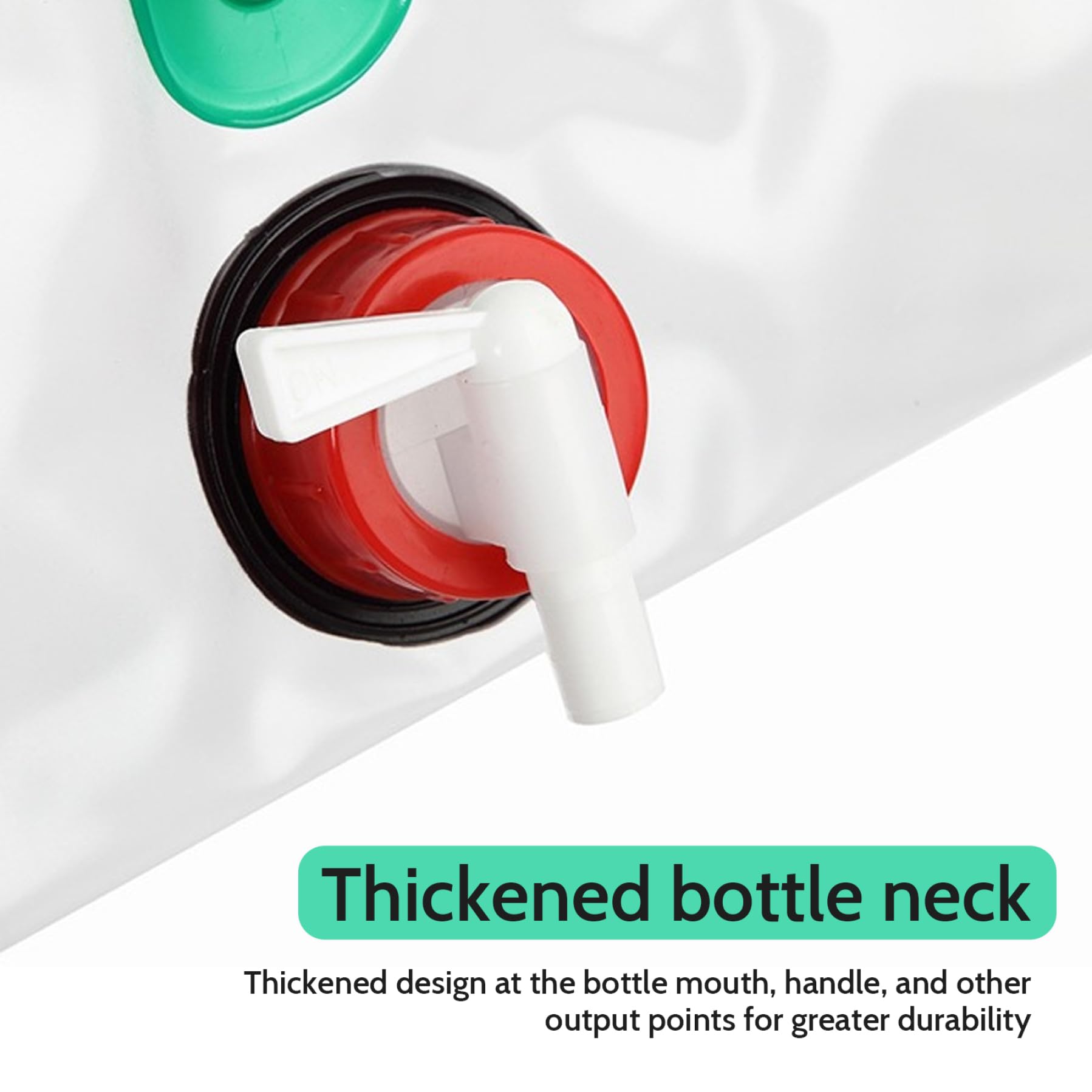 Taniche Campeggio Emergenze Tanica Acqua Pieghevole WASSERFELD - 4 Pezzi Da 10 Litri Con Rubinetto Tanica Acqua 10 Litri