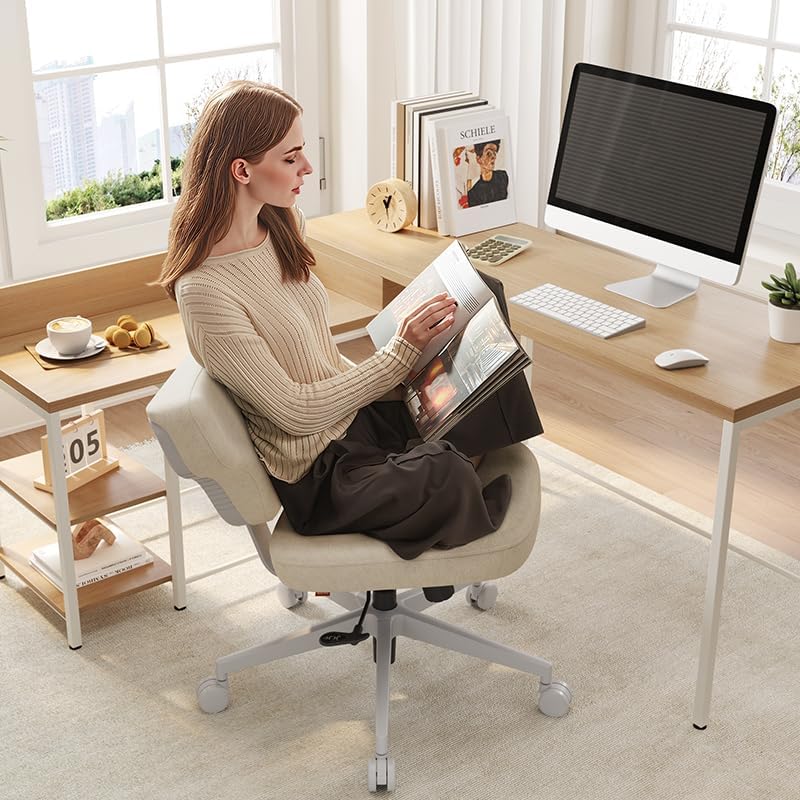 Miniatura 3 de Newtral Freedom-X - Silla de escritorio ergonómica para oficina en casa, silla con patas cruzadas y múltiples posturas
