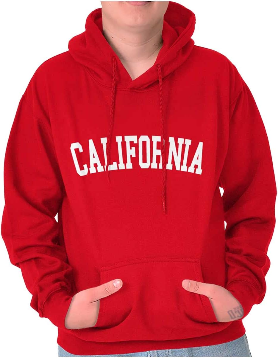 California Simple Traditional Classic Hoodie Sweatshirt Women Men
