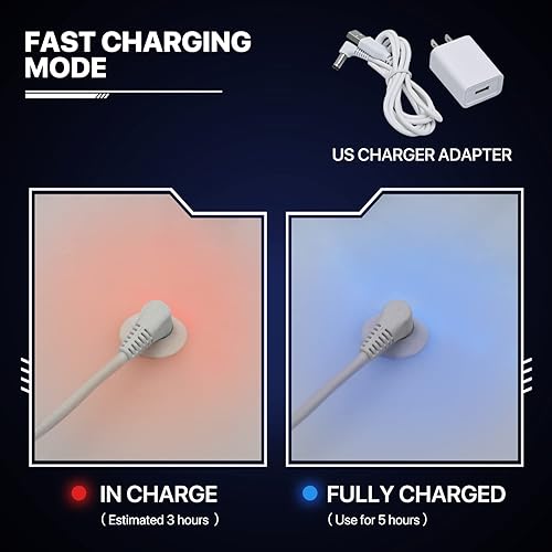 Miniatura 7 de MoNiBloom Luz oblata LED de 12 pulgadas con control remoto, recargable, 16 colores cambiantes, lámpara de escritorio, luz de guardería, lámpara de