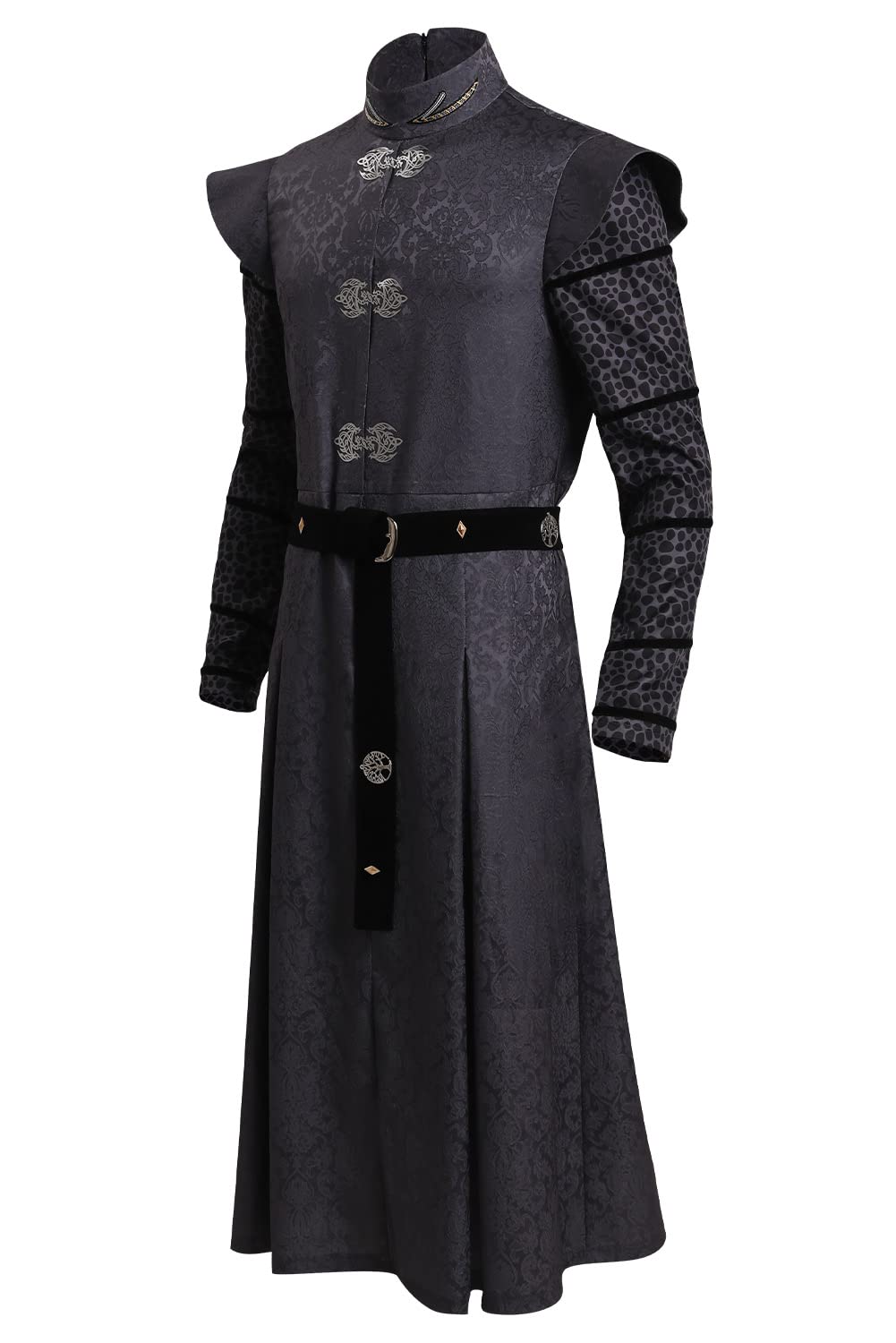 Kucos Herren-Kostüm, Dämonen-Kostüm, Umhang, Cosplay, Trenchcoat, Jacke, Prinz-Kommandant, Windbreaker, Halloween