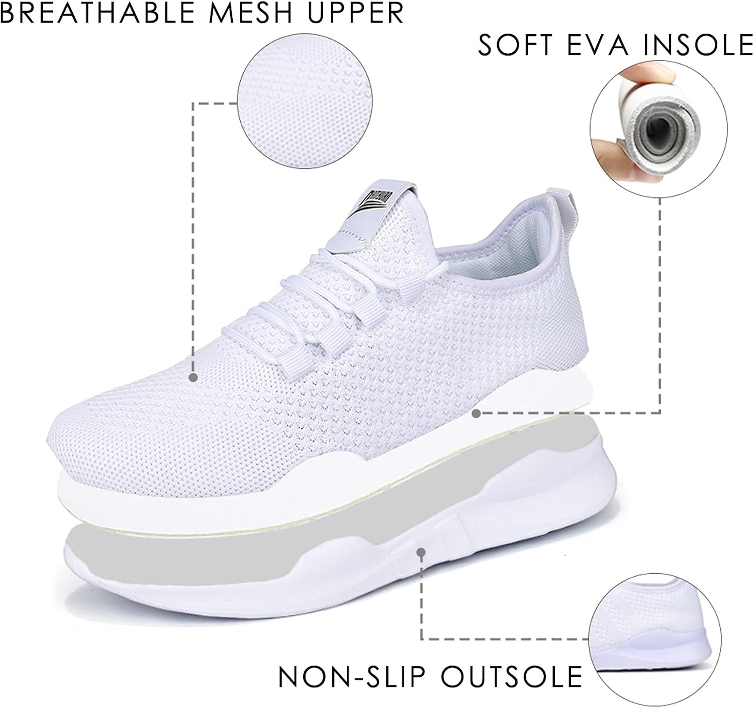 Mens Trainers Running Shoes for Men Walking Tennis Gym Casual Lightweight Sneakers 5 61WCKB44KqL. AC SL1500