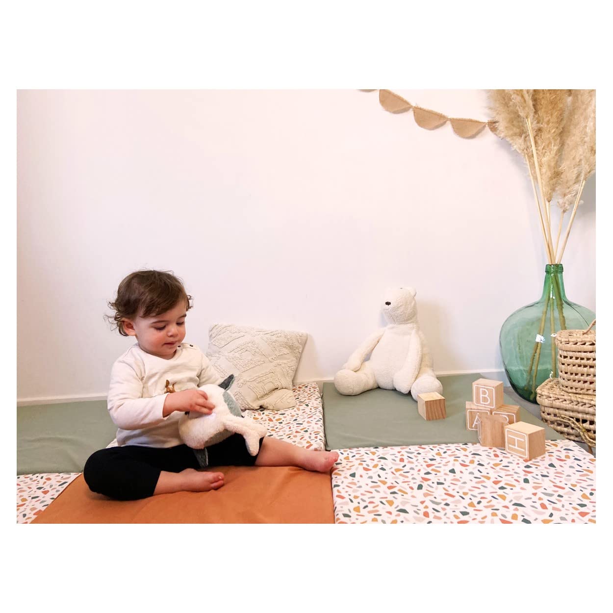 Tapis de jeu bébé XL Terrazzo