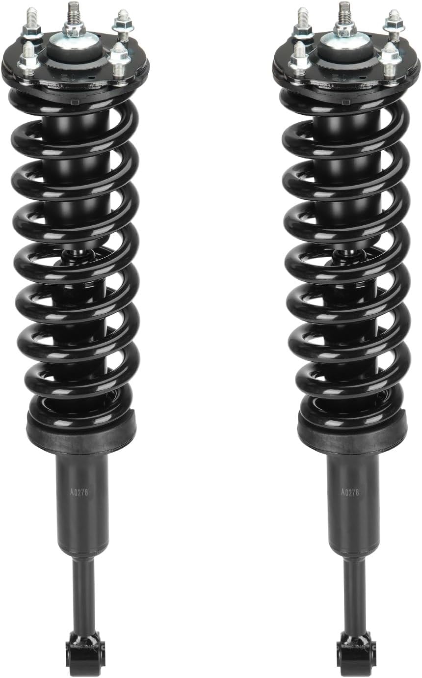 Front Strut Shock Assembly w/Coil Spring for Toyota Tundra 4WD 2007-2020, Replace 171119L 171119R, Left & Right, 2PCS