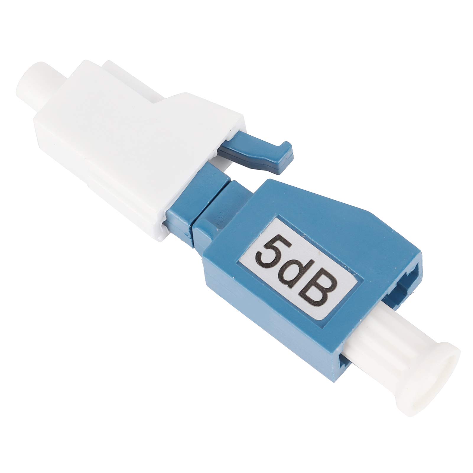 Lc Fiber Optic Attenuator, LcUpc-5Db Adapter Single-Mode with High-Temperature Stability and Accessories Optical Fiber Attenuator Connector, for Networking and Telecommunications
