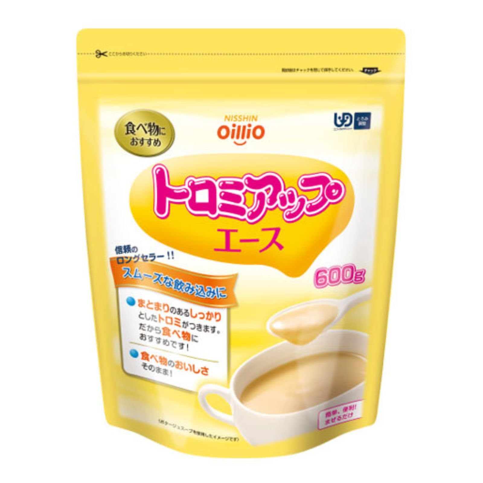 Amazon.co.jp: 日清オイリオ トロミアップ エース 600g とろみ剤 介護