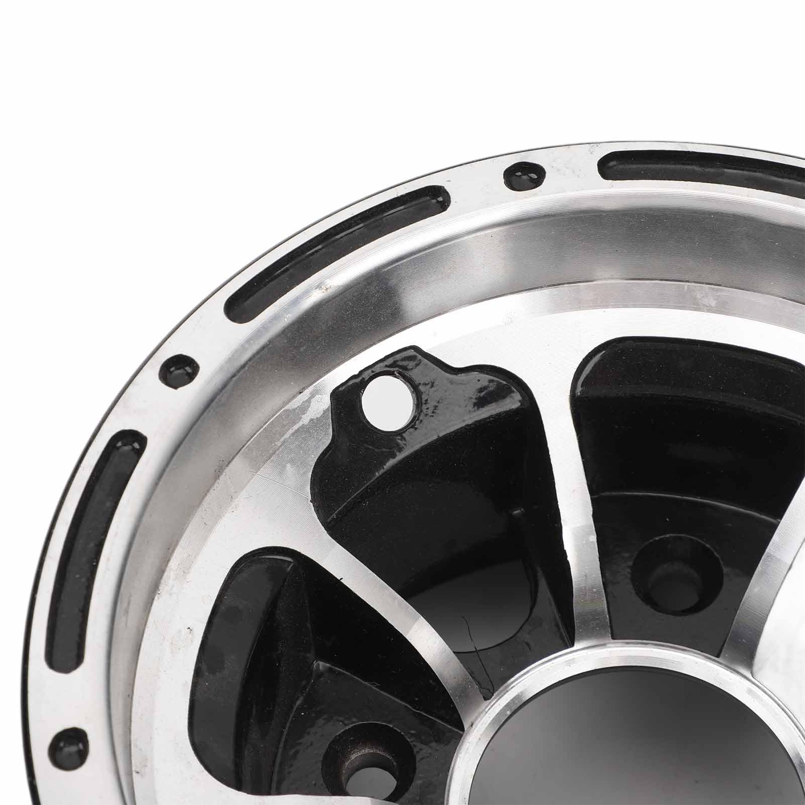 SIXRUN Cerchio in Lega ATV 8 Pollici Compatibile con Vari Veicoli, Quad, Fuoristrada, Go Kart, Carrelli con Lega di Alluminio Ad Alta Resistenza, Look Elegante (Ruota Anteriore)