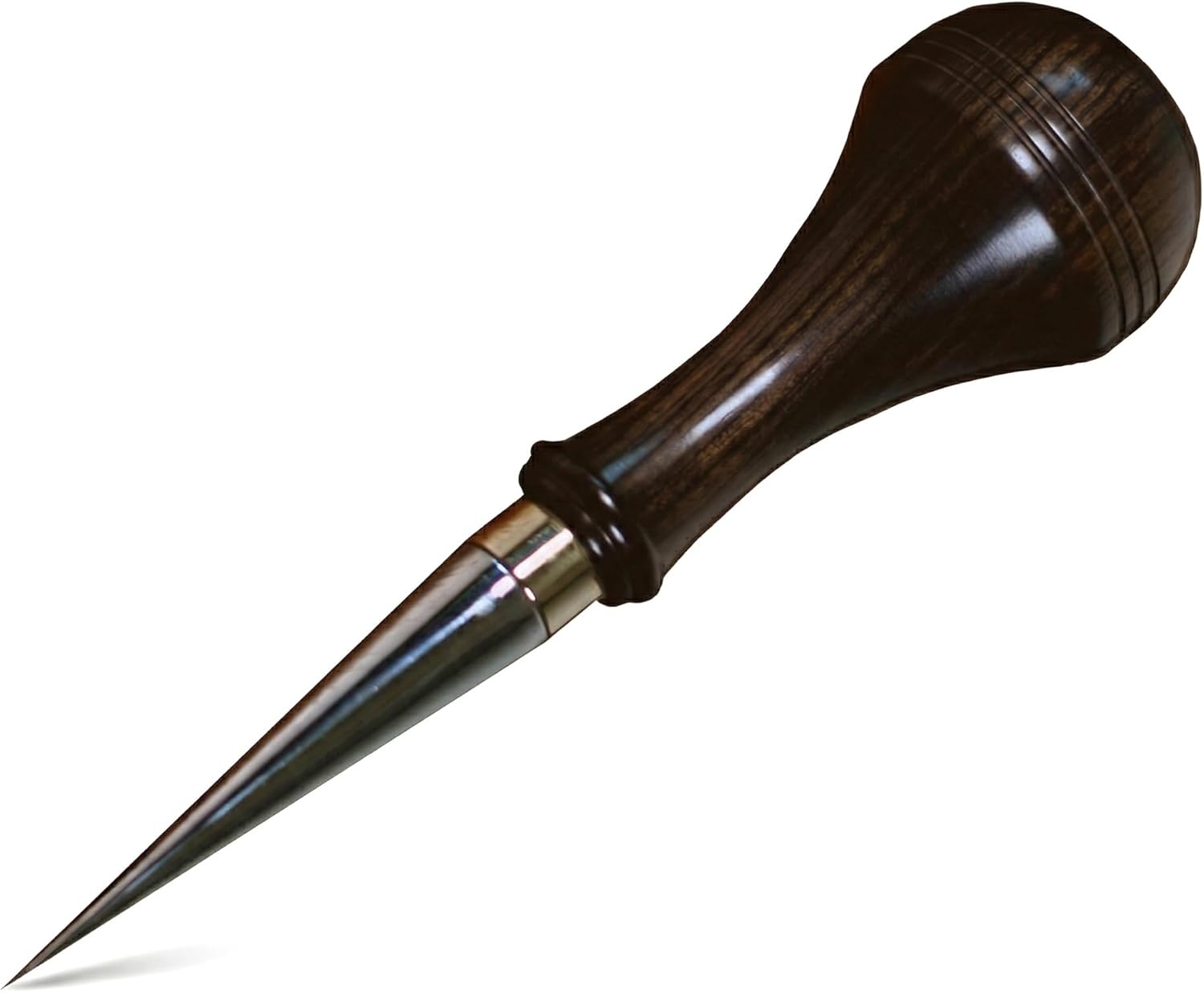 Arktool Leather Craft Round Stitching Awl, Purple Sandalwood Handle, Sewing Awl Set, DIY Handmade Sewing Tool, Stainless Steel Tip, 1 Piece