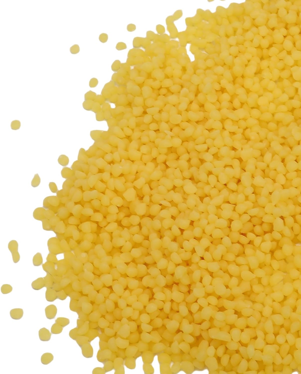 Aumotop Beeswax Pellets% DIY Candle Making Supplies for Crafts Lip Balm 1000g for Home Crafting (Yellow)