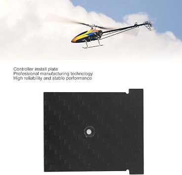 VGEBY RC Helicopter Controller Install Plate for Flywing for UH1 Professional High Strength Carbon Fiber RC Helicopter Accessories