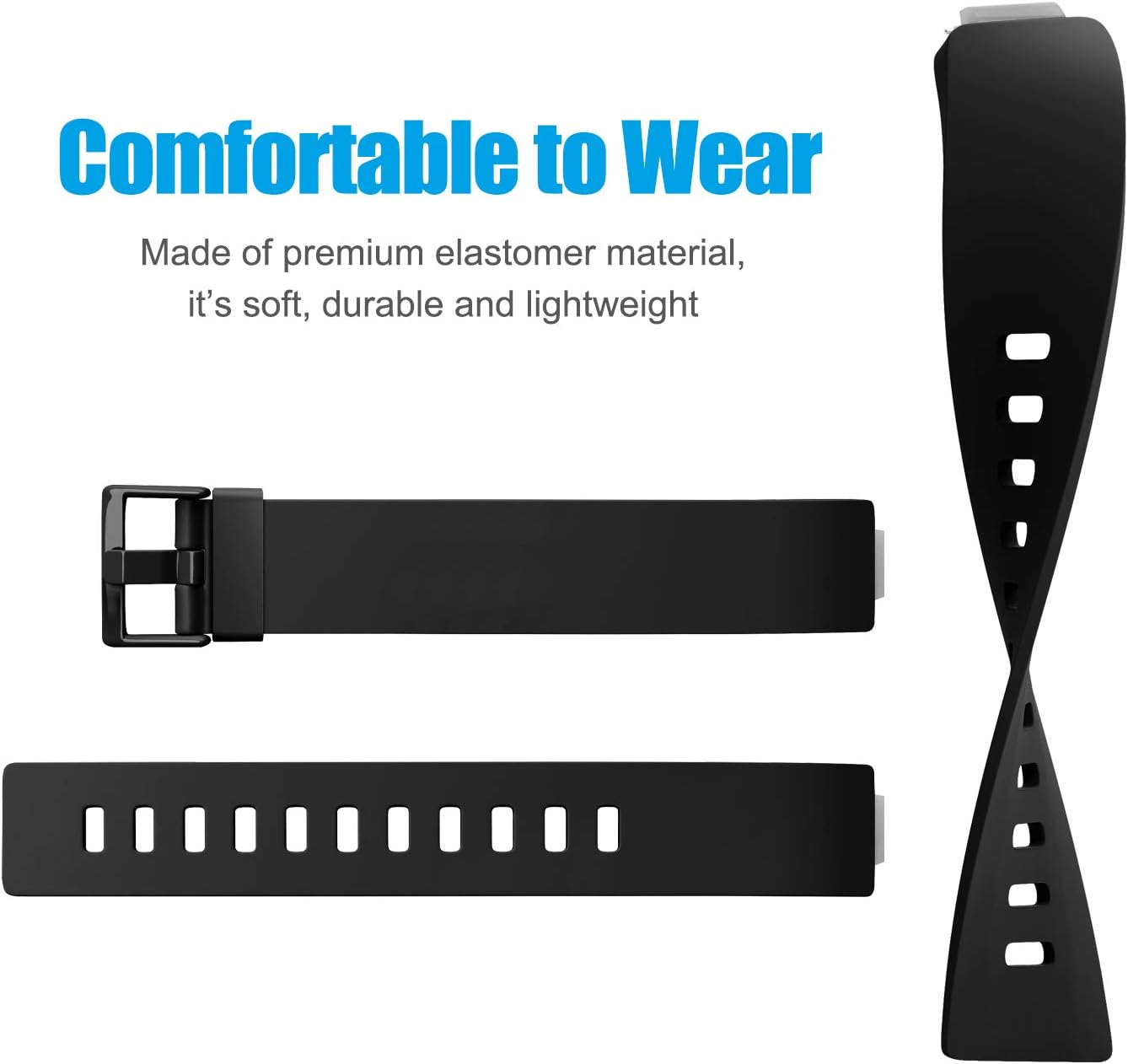 [6 Pack] Silicone Bands Compatible with Fitbit Inspire HR & Fitbit Inspire 2 & Fitbit Inspire & Ace 2 bands for Women Men, Small