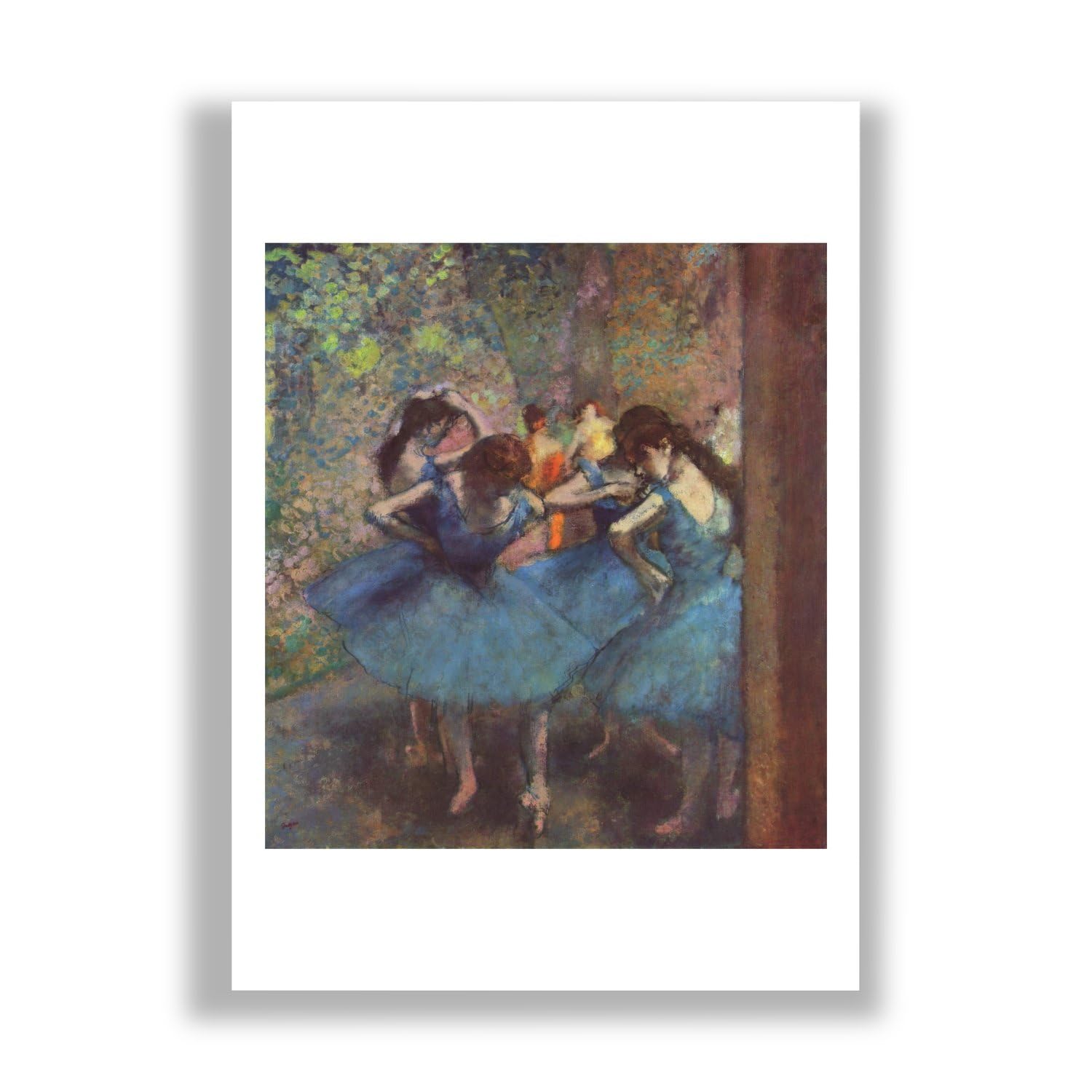 Blue Dancers Edgar Degas impression d'art mat XL émotion poétique - 7