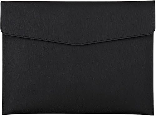 1 soporte de cuero sintético A4, carpeta de archivos A4 de piel sintética, bolsa de documentos de negocios, organizador de carpetas de archivos para