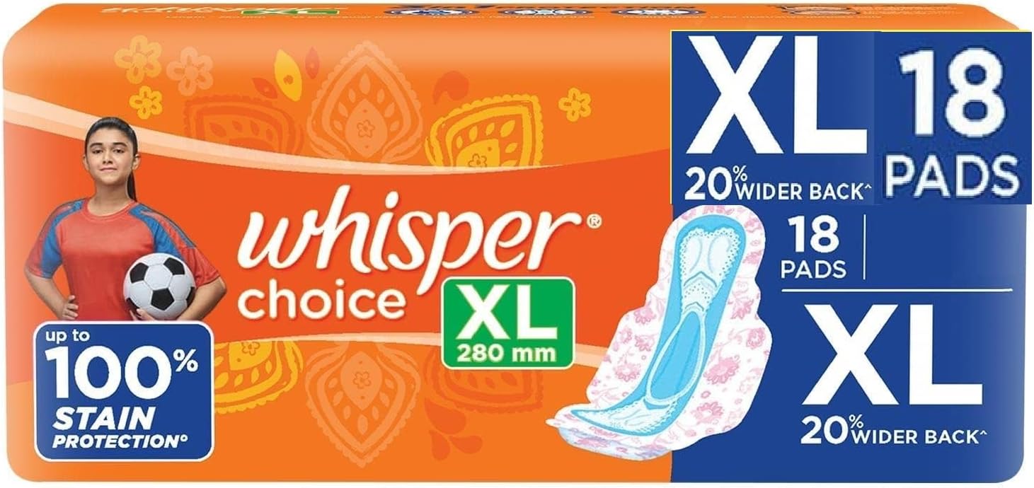 Choice Sanitary Pads with Wings - 20 Pads (Extra large)
